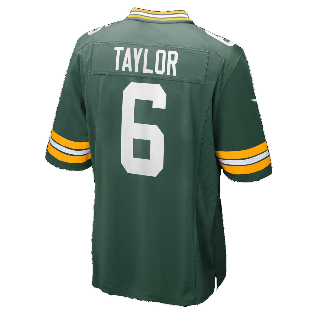 GB.Packers #6 Tyrod Taylor Green Team Game Football jersey Tomch