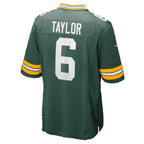 GB.Packers #6 Tyrod Taylor Green Team Game Football jersey Tomch