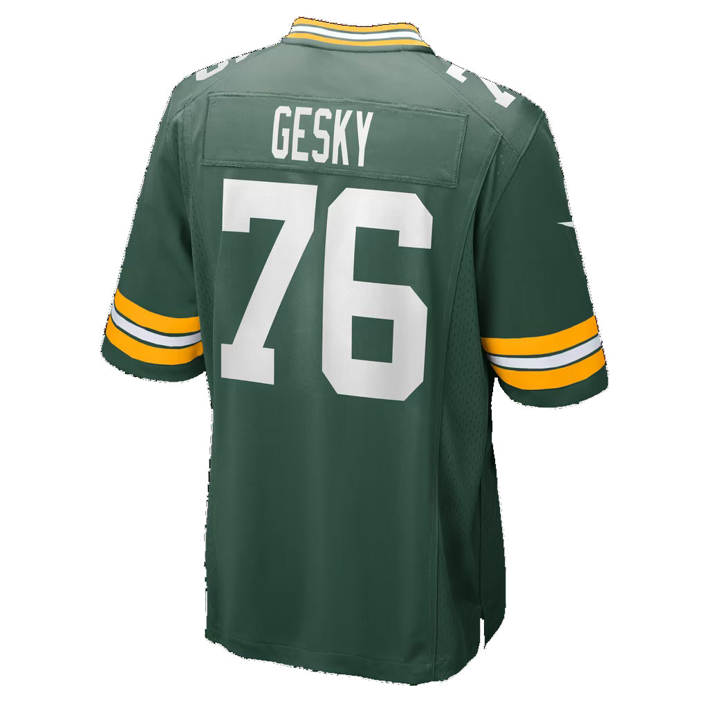 GB.Packers #76 Josh Gesky Green Team Game Football jersey Tomch