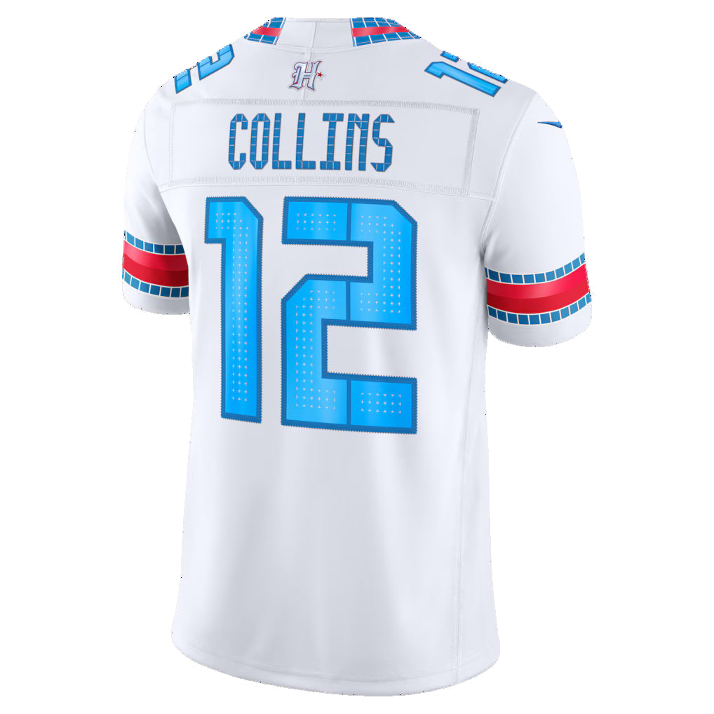 H.Texans #12 Nico Collins White 2026 Rivalries Collection Stitched Limited Jersey Tomch