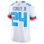H.Texans #24 Derek Stingley Jr. White 2026 Rivalries Collection Stitched Limited Jersey Tomch