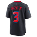 H.Texans #3 Kamari Lassiter Navy Alternate Game Football jersey Tomch