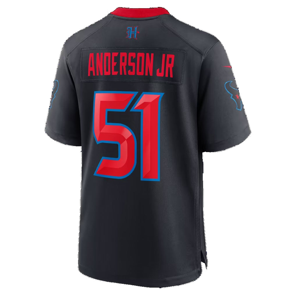 H.Texans #51 Will Anderson Jr. Navy Alternate 2 25th Season Game Football jersey Tomch