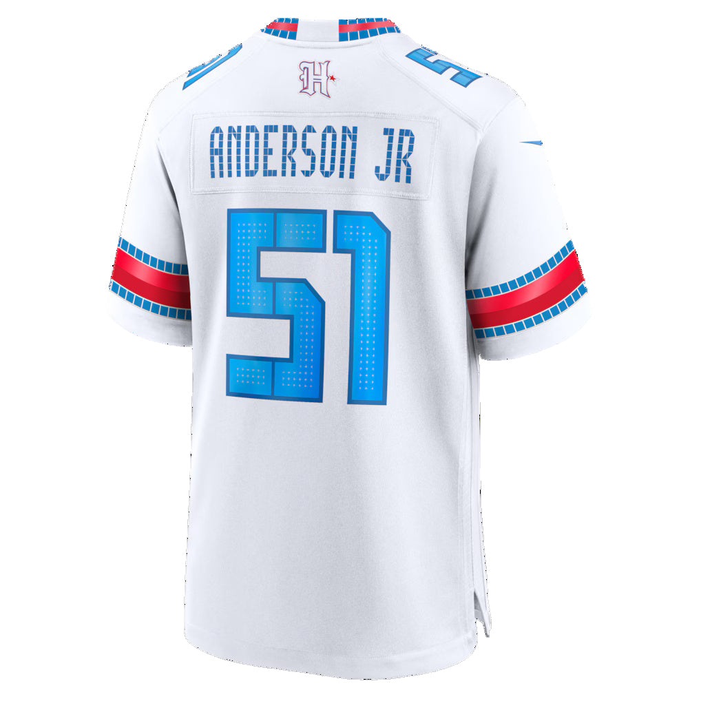 H.Texans #51 Will Anderson Jr. White 2026 Rivalries Collection Game Jersey Tomch