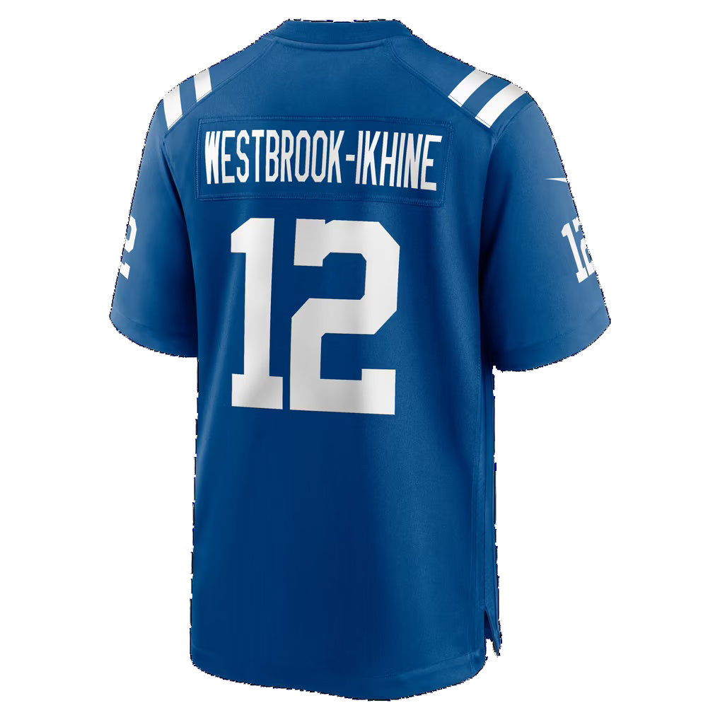 IN.Colts #12 Nick Westbrook-Ikhine Royal Team Game Football jersey Tomch