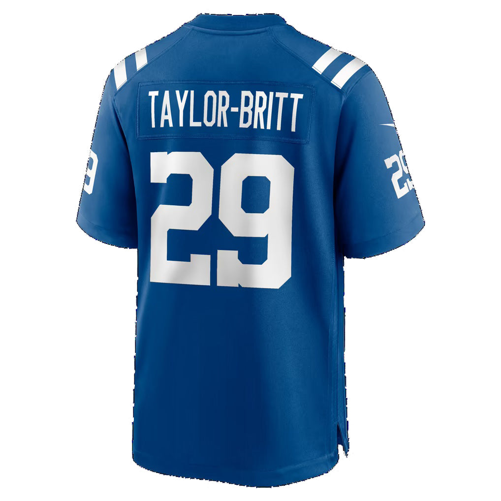 IN.Colts #29 Cam Taylor-Britt Royal Team Game Football jersey Tomch