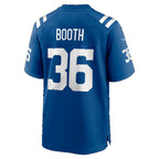 IN.Colts #36 Davon Booth Royal Team Game Football jersey Tomch