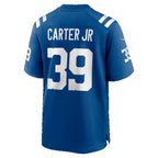 IN.Colts #39 Rob Carter Jr. Royal Team Game Football jersey Tomch