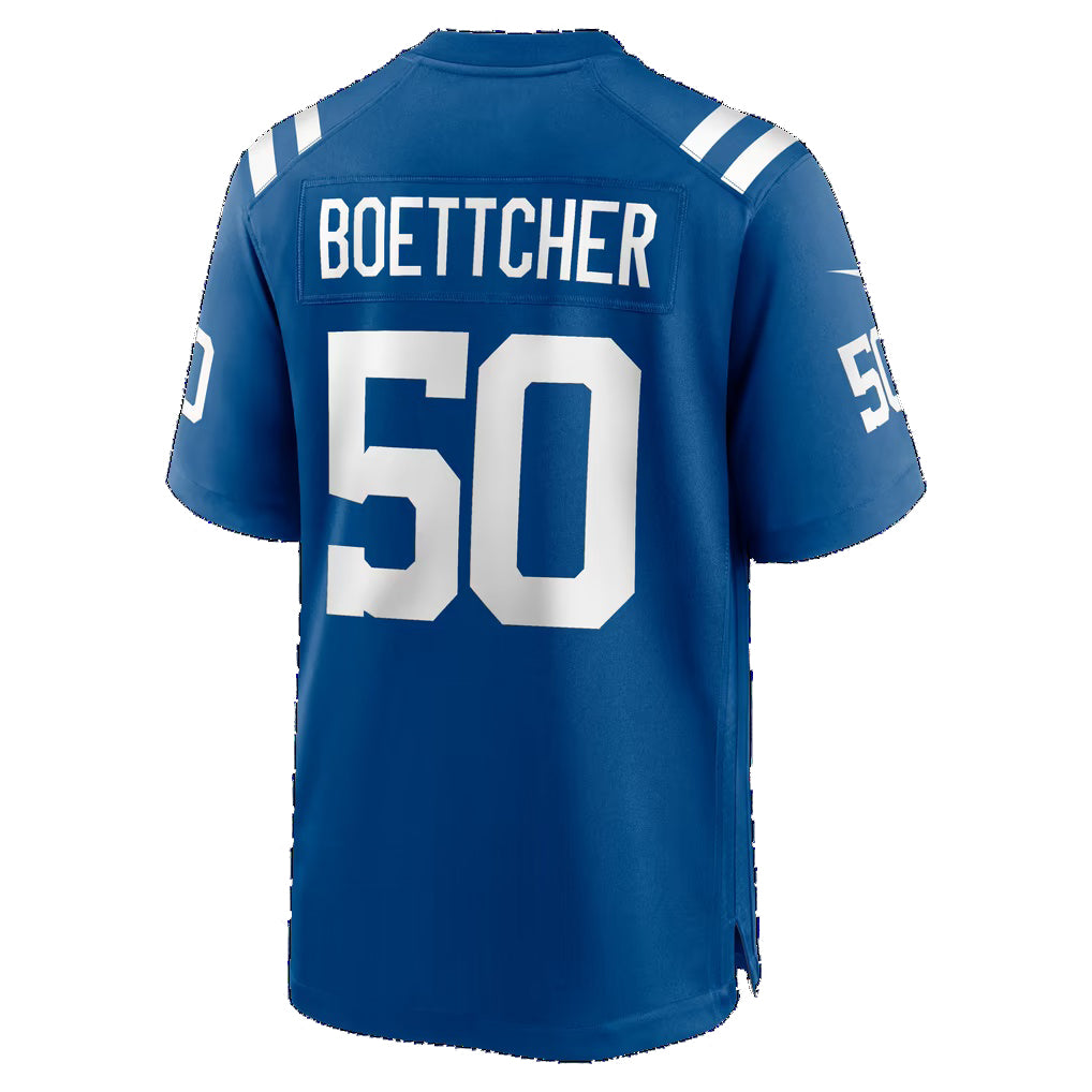 IN.Colts #50 Bryce Boettcher Royal Team Game Football jersey Tomch