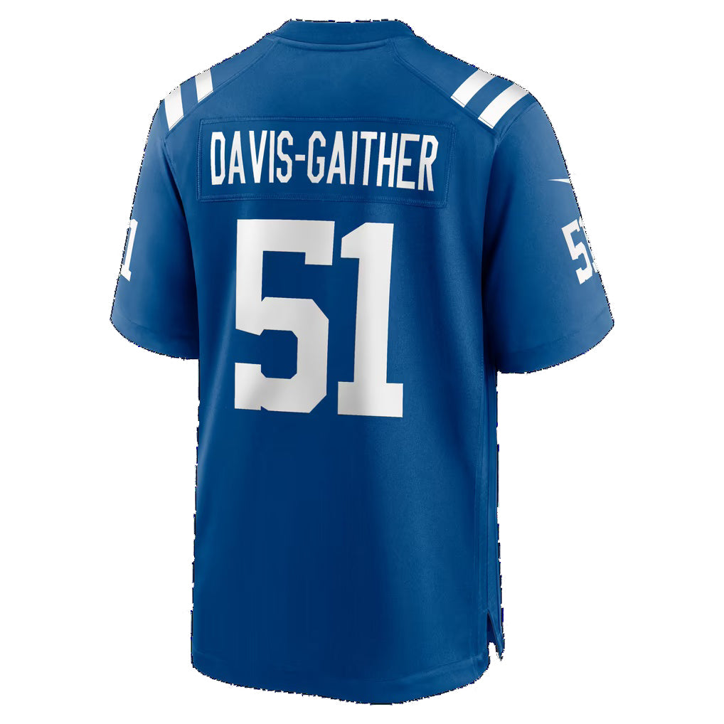 IN.Colts #51 Akeem Davis-Gaither Royal Team Game Football jersey Tomch