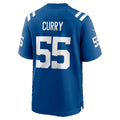 IN.Colts #55 Caden Curry Royal Team Game Football jersey Tomch