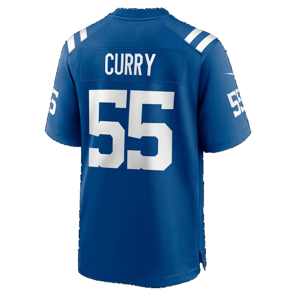 IN.Colts #55 Caden Curry Royal Team Game Football jersey Tomch