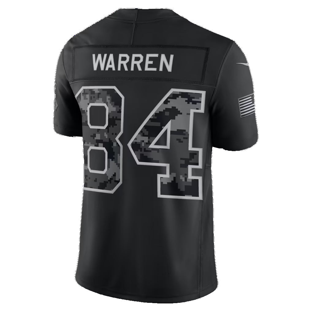IN.Colts #84 Tyler Warren Black 2026 Salute to Service Stitched Limited Football jersey Tomch