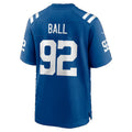 IN.Colts #92 Cameron Ball Royal Team Game Football jersey Tomch