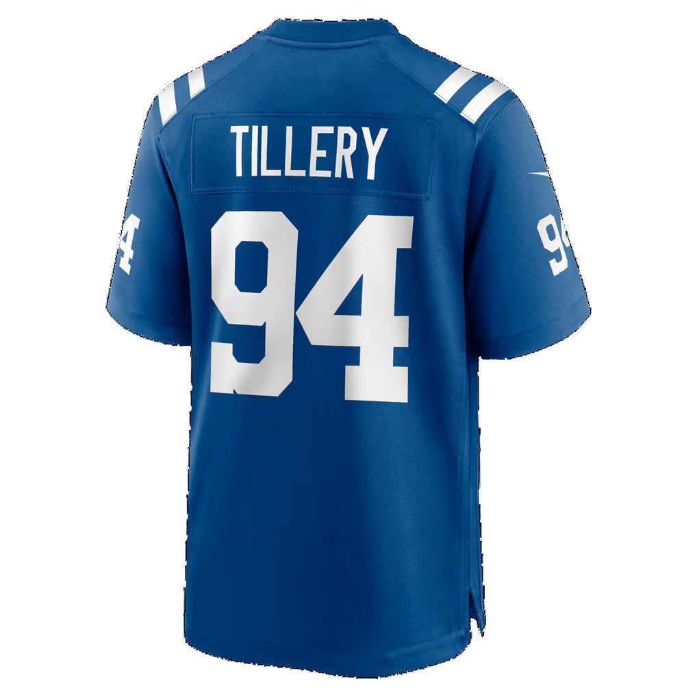IN.Colts #94 Jerry Tillery Royal Team Game Football jersey Tomch