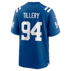 IN.Colts #94 Jerry Tillery Royal Team Game Football jersey Tomch