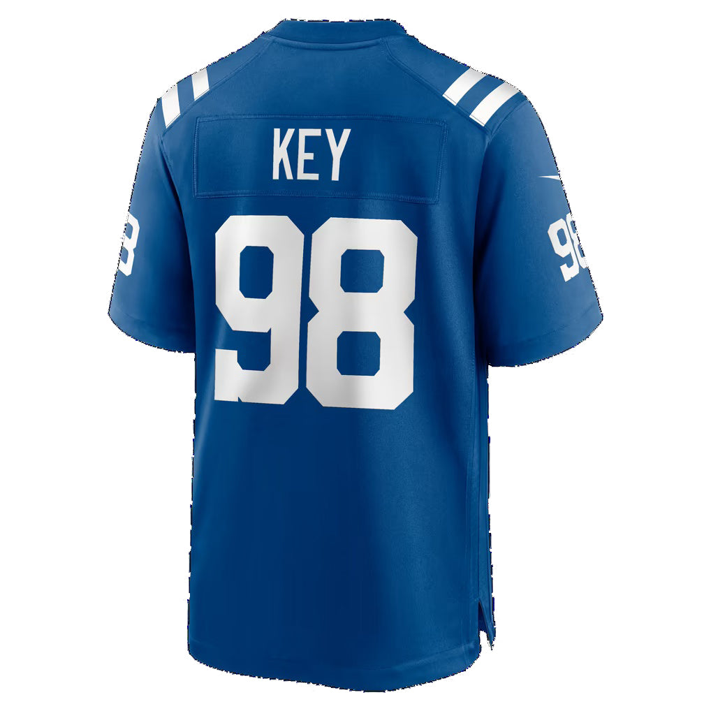 IN.Colts #98 Arden Key Royal Team Game Football jersey Tomch