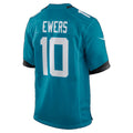 J.Jaguars #10 Quinn Ewers Teal Team Game Football jersey Tomch