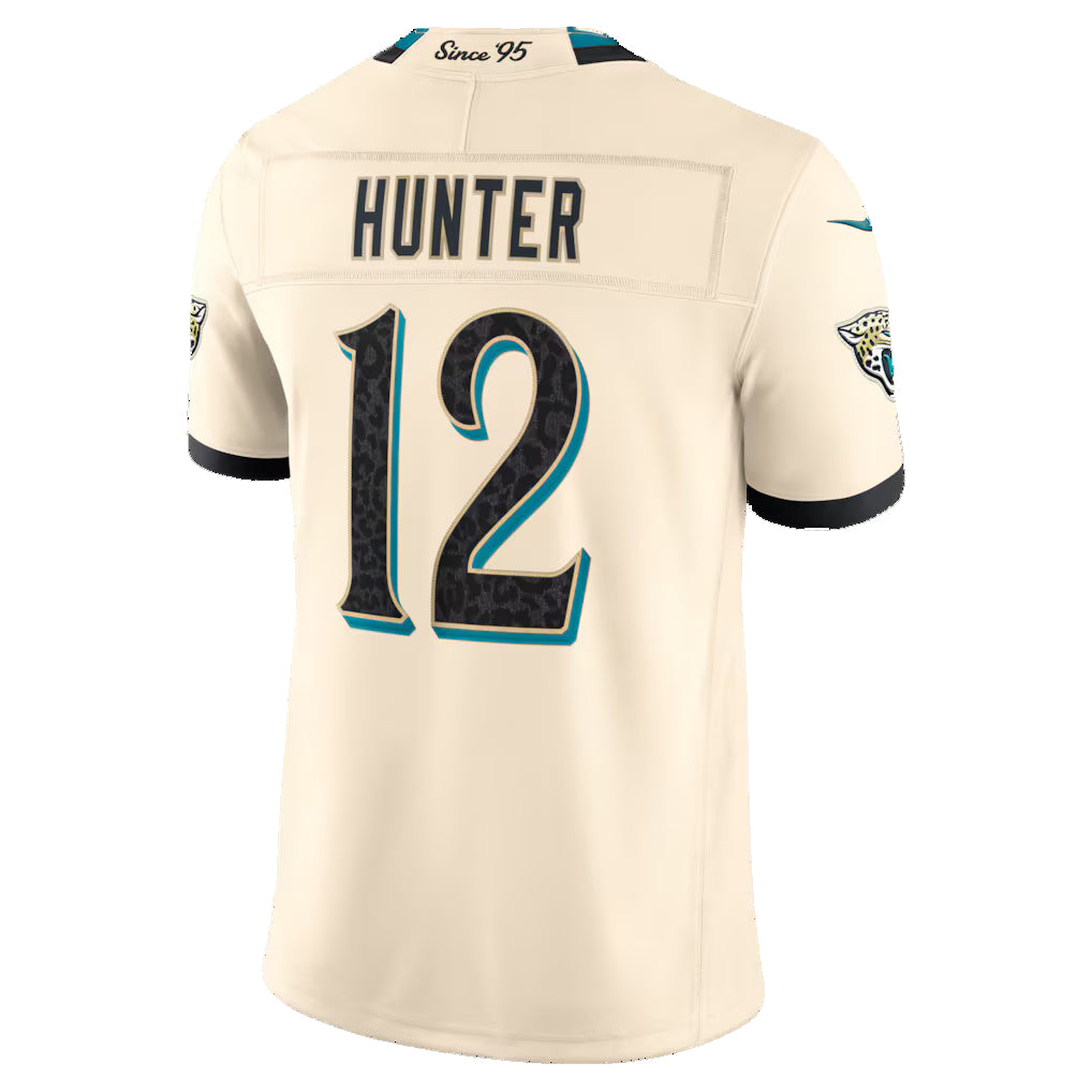J.Jaguars #12 Travis Hunter Natural 2026 Rivalries Collection Stitched Limited Jersey Tomch
