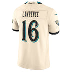 J.Jaguars #16 Trevor Lawrence Natural 2026 Rivalries Collection Stitched Limited Jersey Tomch