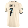 J.Jaguars #7 Brian Thomas Jr. Natural 2026 Rivalries Collection Stitched Limited Jersey Tomch