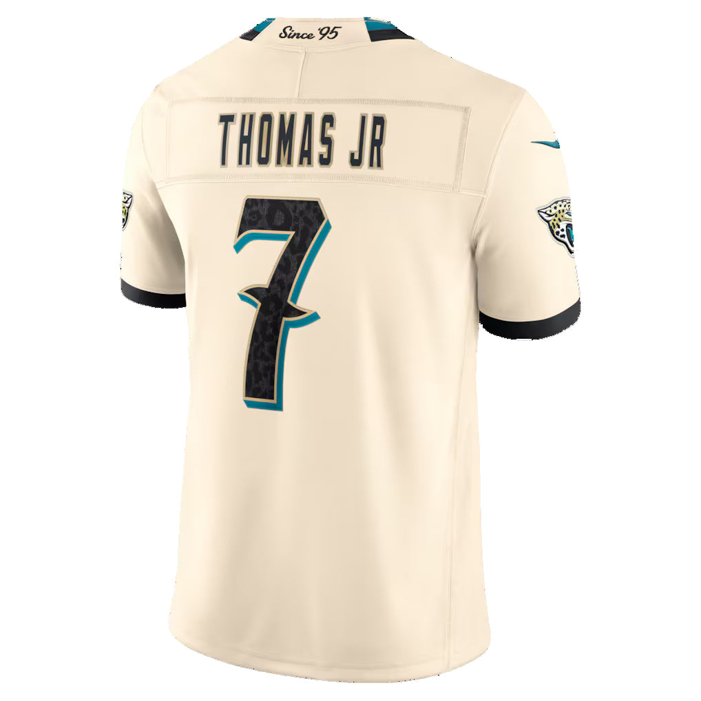 J.Jaguars #7 Brian Thomas Jr. Natural 2026 Rivalries Collection Stitched Limited Jersey Tomch