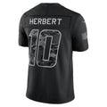 LA.Chargers #10 Justin Herbert Black 2026 Salute to Service Stitched Limited Football jersey Tomch