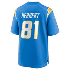 LA.Chargers #81 Patrick Herbert Powder Blue Team Game Football jersey Tomch