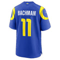 LA.Rams #11 Alex Bachman Royal Team Game Football jersey Tomch