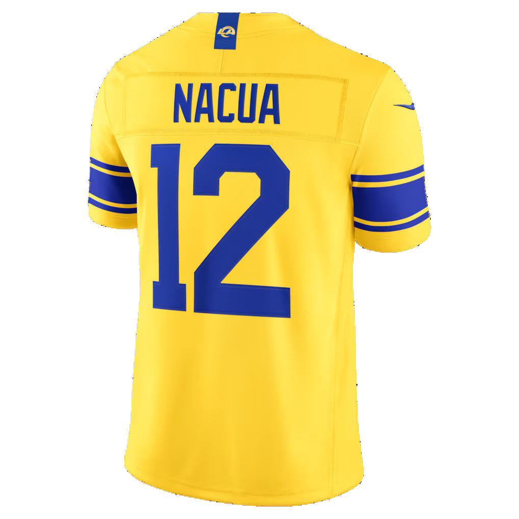 LA.Rams #12 Puka Nacua Classic Sol Vapor F.U.S.E. Stitched Limited Limited Jersey Tomch