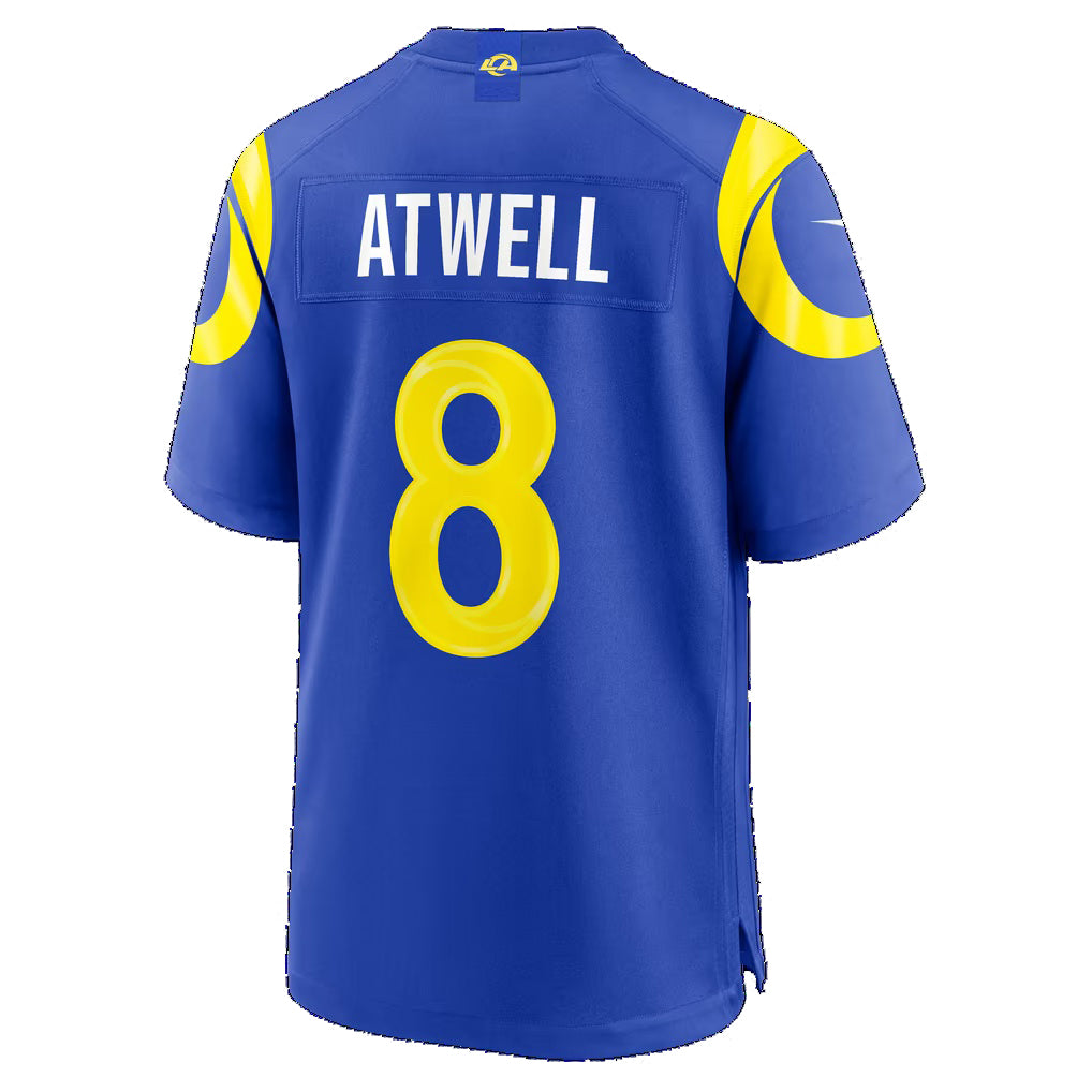 LA.Rams #8 Tutu Atwell Royal Team Game Football jersey Tomch