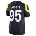 LA.Rams #95 Myles Garrett Dark Blue Rivalries Collection Stitched Limited Jersey Tomch