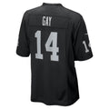 LV.Raiders #14 Matt Gay Black Team Game Football jersey Tomch