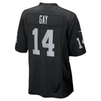 LV.Raiders #14 Matt Gay Black Team Game Football jersey Tomch
