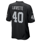 LV.Raiders #40 Devin Lafayette Black Team Game Football jersey Tomch