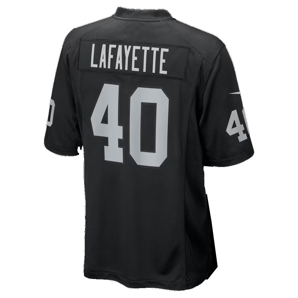 LV.Raiders #40 Devin Lafayette Black Team Game Football jersey Tomch