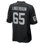 LV.Raiders #65 Tyler Linderbaum Black Team Game Football jersey Tomch