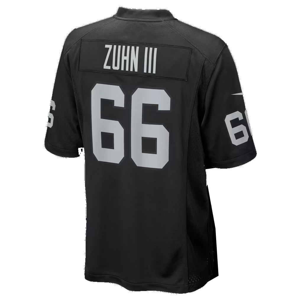 LV.Raiders #66 Trey Zuhn III Black Team Game Football jersey Tomch