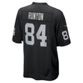 LV.Raiders #84 Carter Runyon Black Team Game Football jersey Tomch