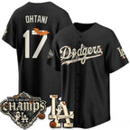 Los Angeles Dodgers #17 Shohei Ohtani Black Halloween 2026 Baseball jersey Tomch