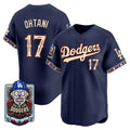 Los Angeles Dodgers #17 Shohei Ohtani x Dia De Los Muertos Navy 2026 Baseball jersey Tomch