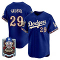 Los Angeles Dodgers #29 Tarik Skubal x Dia De Los Muertos Royal 2026 Baseball jersey Tomch