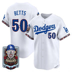 Los Angeles Dodgers #50 Mookie Betts x Dia De Los Muertos White 2026 Baseball jersey Tomch