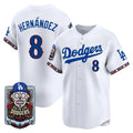 Los Angeles Dodgers #8 Enrique Hern¨¢ndez x Dia De Los Muertos White 2026 Baseball jersey Tomch