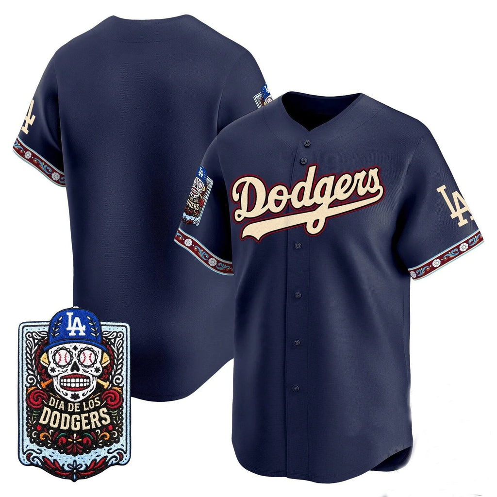 Los Angeles Dodgers x Dia De Los Muertos Navy 2026 Baseball jersey Tomch