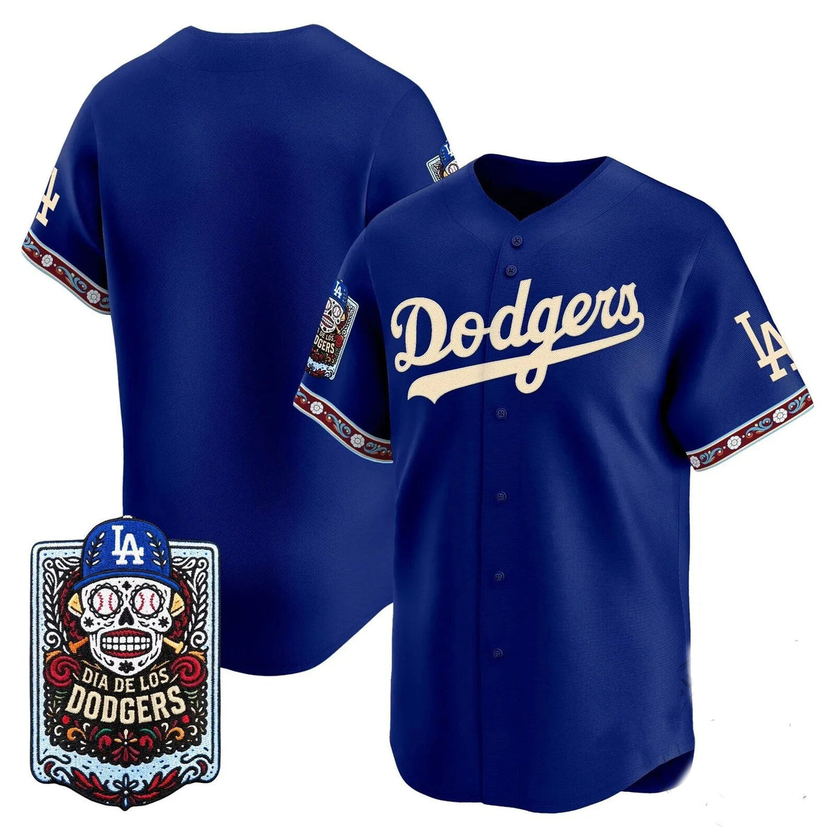 Los Angeles Dodgers x Dia De Los Muertos Royal 2026 Baseball jersey Tomch