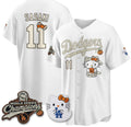 Los Angeles Dodgers #11 Roki Sasaki White Tomch Halloween 2026 Vapor V2- Stitched Jersey