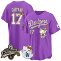Los Angeles Dodgers #17 Shohei Ohtani Purple Tomch Halloween 2026 Vapor V2 Stitched Jersey