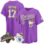 Los Angeles Dodgers #17 Shohei Ohtani Purple Tomch Halloween 2026 Vapor V2 Stitched Jersey