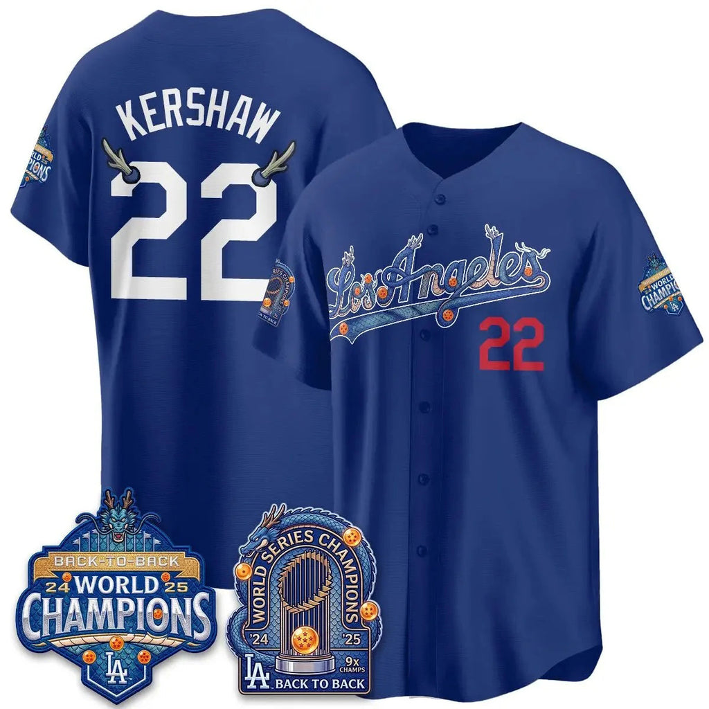 Los Angeles Dodgers #22 Clayton Kershaw DB Night Royal Tomch 2026 Vapor Jersey - Stitched